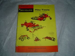 New Holland hay tools product manual brochure 490 mower windrower 256 