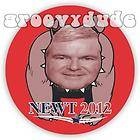   Gingrich campaign button pin 2012 PRESIDENT OFFICIAL CAMPAIGN PIN BACK