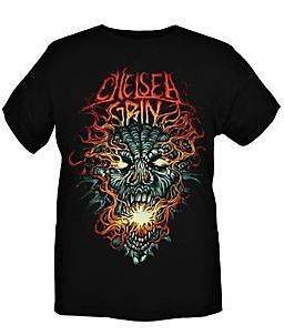 Chelsea Grin Mask music punk rock t shirt BLACK LARGE