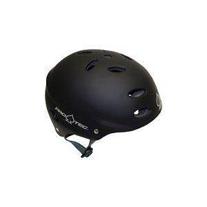 ProTec Ace SXP BMX Bicycle Roller Derby Helmet Matte Black Rubber New 