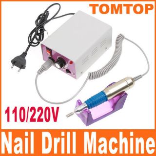 20000 RMP Electric Nail Manicure Drill File Machine with Foot Pedal