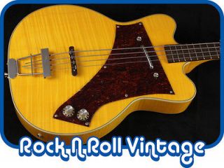 Kay Jazz Special Bass Reissue Blonde With Deluxe Hard Case K5970V