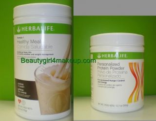   F1 Healthy Milk Shake +Personalized Protein Powder Set MANY FLAVORS
