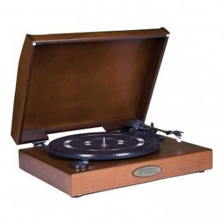 PYLE Clasic Retro 33/45/78 RPM Vinyl LP Turntable Record Player AUX In 