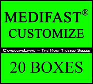 MEDIFAST® CUSTOMIZABLE 20 BOXES  YOU DECIDE FLAVORS  THE MOST 