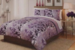 Living Quarters Loft Full Queen Duvet Cover Set   Serefina Purple