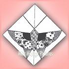 Vintage Quilt Pattern ~ 1930s Deco Butterfly