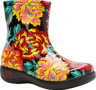 Alegria Womens Raina Mums Floral Patent Leather Boots RAI 907