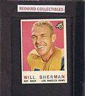 1959 Topps FB 127 WILLARD SHERMAN Rams