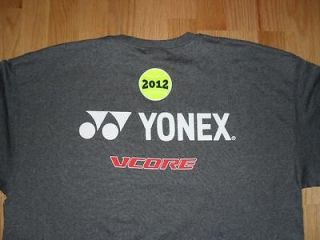  Spin It Win It Tennis 2012 US OPEN T Shirt XL NEW Vcore Ezone Racquet