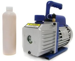   Rotary Vane Deep Vacuum Pump AC A/C HVAC Air Refrigerant R410a R134