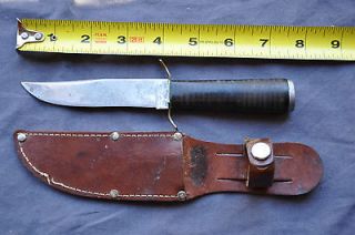HENRY  & SON Vintage Hunting Knife w Sheath