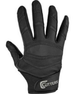  Solid C Tack Revolution Football Receiver Gloves BLACK 