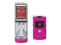 Motorola Razr V3 pink Cellular Phone GSM AT&T T Mobile Mint Tested