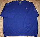 NWT Polo Ralph Lauren Royal Blue Crewneck Sweatshirt Fleece Shirt 3XLT 