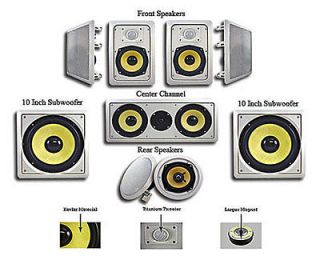 surround sound wall speakers in Home Speakers & Subwoofers