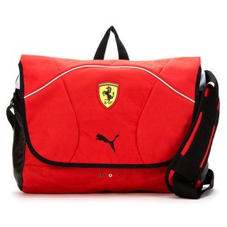   New PUMA Ferrari Laptop Messenger Shoulder School Bag Red (07004001