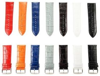 28mm CLASSIC CROCO (ANY COLOR) Watch Band / Strap (Quick Release Pins 