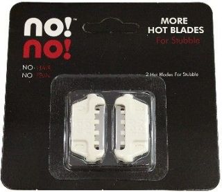 NO NO Hair Removal Epilator Hot Blades for stubble //  