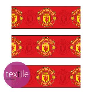   United Football Club MUFC Wallpaper Border Red Crest Design 5 Meters