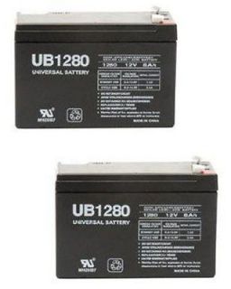 UPG 2 Pack   APC BACK UPS BE750G 750VA 12V 8Ah REPLACEMENT BATTERY