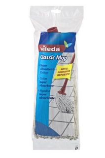 Vileda COTTON STRING MOP REFILL 8 OZ absorbent cleaning dusting 117529 
