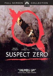 Suspect Zero DVD, 2005, P S