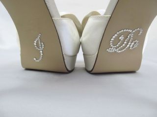   Crystal I DO Shoe Stickers for Bridal Shoes Rhinestone Shoe Decals