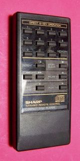 Sharp CD Player remote RRMCG0148AFSA for DX R750 & DX R770