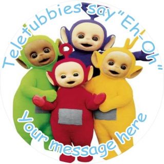 TELETUBBIES RICE PAPER CAKE TOPPER