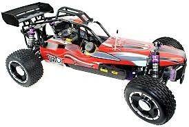   Scale AW Yama Buggy 26cc 2 Stroke Power Baja RC Remote Control RTR RED