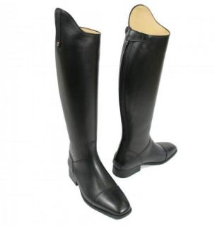   GRASSO VINCENZA SQUARE TOE LONG LEATHER RIDING BOOTS   SIZES 36   37