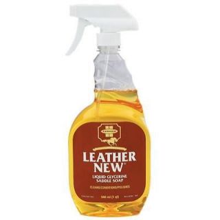   Cleaner Conditioner Easy Polishing Glycerine Saddle Soap Spray 16 oz