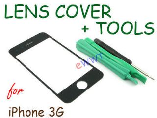 Replacement Outer Lens Cover Top LCD Screen Glass + Tools for iPhone 