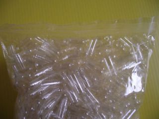   VEGETARIAN CLEAR CAPSULES SIZE 0 (size O Gel Caps) made from rice