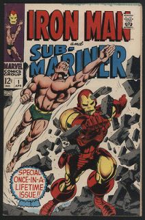 IRON MAN and SUB MARINER #1, 1968, Marvel Comics