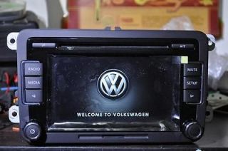 VW Car radio RCD510+USB+Rev​erse Image ipod w.CODE Unused AUX USB w 