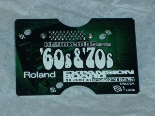 Roland SR JV80 08 KEYBOARDS of the 60s & 70s Expansion Board ROLAND 