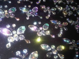 self adhesive diamond gems