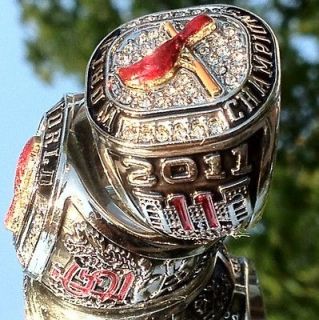   Cardinals 2011 World Series Champions Championship Replica Ring molina