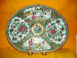 Antique Chinese FAMILLE ROSE MEDALLION Shallow Bowl/Small Platter