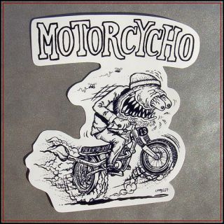   sticker decal vinyl motocycle bike car ed roth hot rod VW motocross