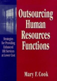   HR Services at Lower Cost by Mary F. Cook 1998, Hardcover