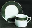 Royal Worcester Ventura (Leather Green) china cup & saucer flat