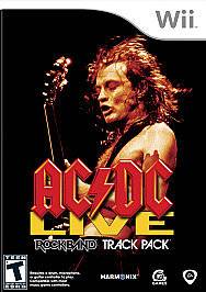 AC/DC Live Rock Band Track Pack (Wii, 2008)