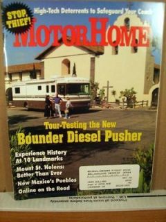 MotorHome Magazine August 1999 Tour testing the new Bounder Diesel 