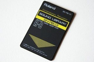 ROLAND R 8 CONTEMPORARY PERCUSSION EXPANSION CARD SN R8 01 R8 DATA ROM
