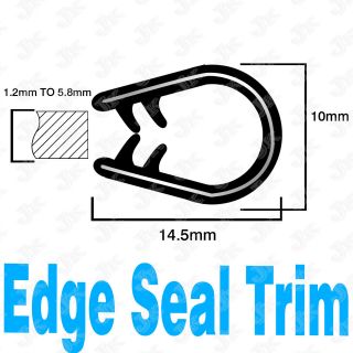FOOT RUBBER SEAL MOLDING EDGE TRIM THICK 1.2mm 04