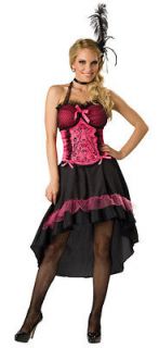 Womens X Large Sexy Deluxe Saloon Girl Costume   Burlesque Costumes