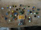 LOT Vintage Marble Marbles Shell Oil Company Large Smal